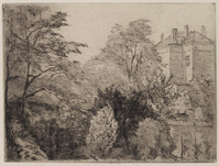 KG 09060
<br/>
Uit het raam van mijn atelier
<br/>
<em>Storm van 's-Gravesande, Carel Nicolaas (1841-1924)</em>